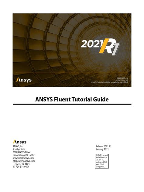 <b>Ansys</b> <b>Fluent</b> gives you more time to innovate and optimize product performance. . Ansys fluent tutorial guide 2021